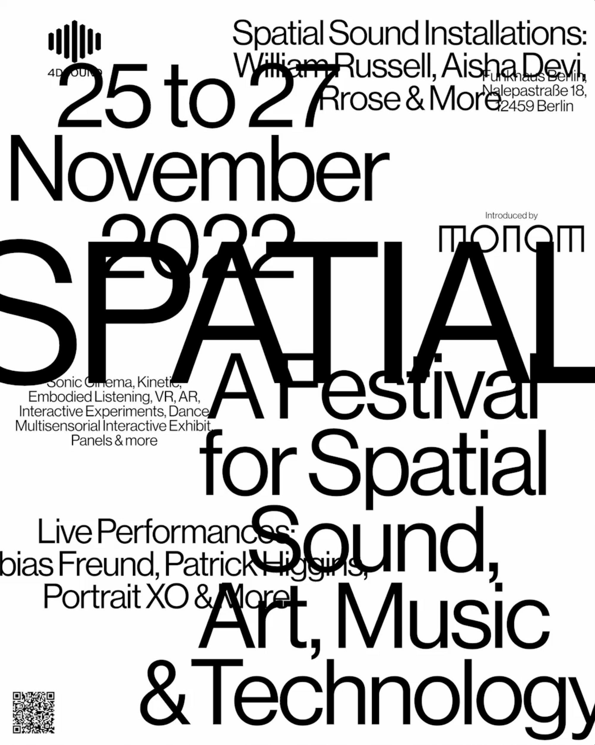 A festival of spatial sound and immersive technologies - SMLXL